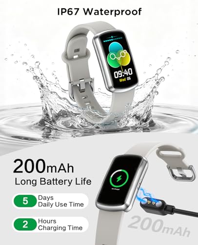 Image of Smart Watch Fitness Trackers for Women Men, 24 /7 Health Activity Monitor