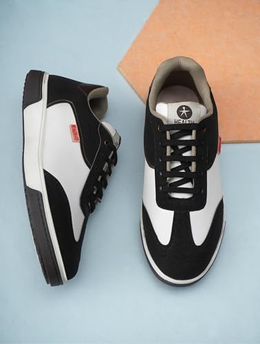 Image of HEALTH FIT Softest Cushioned Sneakers Supreme Comfort Fashion Sneakers for Men's Low Top Sneakers Sophisticated Style Versatile Design 149
