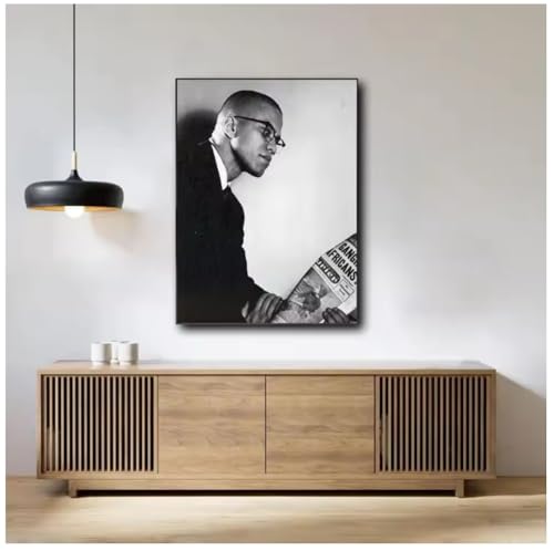 Tableau sur toile Malcolm X pour sublimer la décoration de votre salon