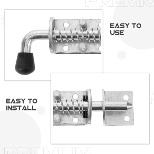 Verrou à ressort robuste anti-rouille pour une installation facile de porte - 6