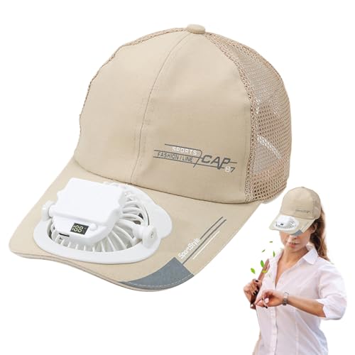 Chapeau à ventilateur intégré pour cyclisme et randonnée sous le soleil