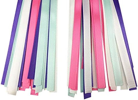 PLATT Kid's Bicycle Handlebar Streamers Colorful Ribbons Tassel for Girls Boys Bicycle Handlebar Scooter Handgrip (1Pair) 7 41kQFimOy1L. AC