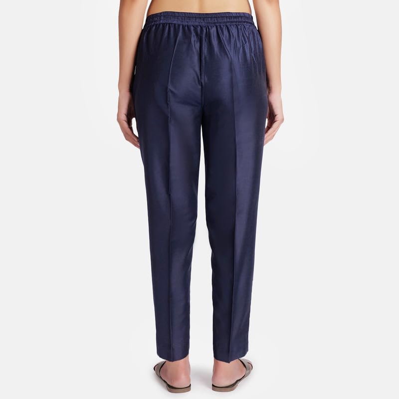 Image of Trouser Pants for Women,Stylish Trousers for Woman for Kurti Relaxed & Regular Straight fit Palazzo,Ethnic Bottom Formal Pants for Women Office wear Casual & Daily Use
