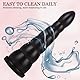 BDSMJOY Analdildo Φ 43~77 MM,riesen Dildo groß Analplug Buttplug Analkugeln Analspielzeuge Fisting Sexspielzeug Analdehner Anal Expander erotisches Sex Spielzeug für die Frau (Schwarz)