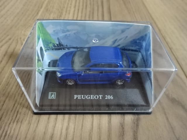 Amazon | HONGWELL Cararama 1/72 Peugeot 206 ブルー 青色 ホンウェル