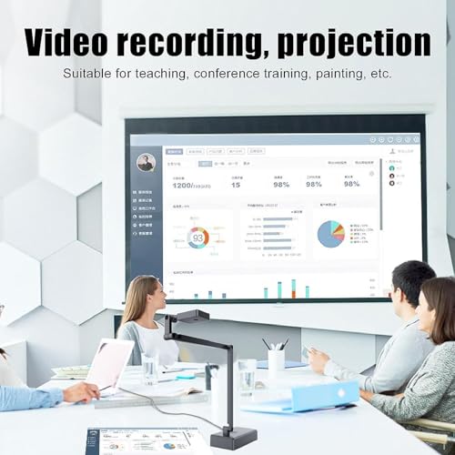 Caméra de documents 4K 16 MP à angle flexible pour une image nette sur Win