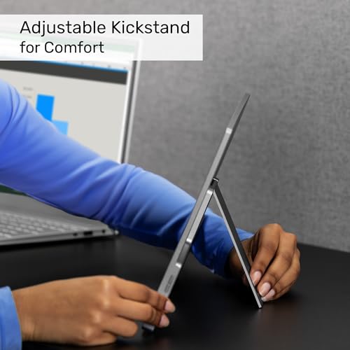 Image of SideTrak Solo Essential 15.6 inch Portable Monitor for Laptop with Protective Sleeve | FHD Dual Screen w /Kickstand, USB & HDMI Laptop Screen Extender | Compatible with Mac, PC, Chrome