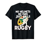 No Pads Just Balls South African Flag Rugby Ball