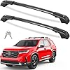Tuyoung 220lbs Lockable Roof Rack Cross Bars Compatible with Honda Pilot 2023 2024 2025 Sport TrailSport Touring Elite with Raised Rails (Not for LX & EX-L),Heavy Duty Aluminum Roof Crossbar Luggage