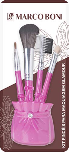 Kit Pinceis Para Maquiagem Glamour, Marco Boni