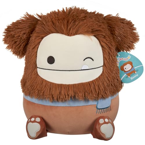 Squishmallows SQCR07266 - Peluche ufficiale Jazwares Benny der Bigfoot, 30 cm