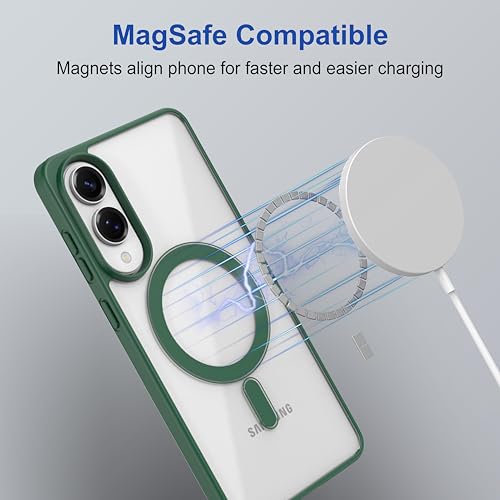 Image of Zapcase Back Case Cover for Samsung Galaxy S25 Edge | Compatible for Samsung Galaxy S25 Edge Back Cover | Scratch-Resistant Back Cover | Forest Green