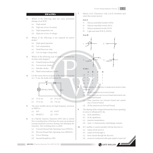 Image of PW GATE & ESE Abhyas Practice Booster For ECE /EE Vol 1, Electrical Engineering Vol 2, ESE General Studies and Engineering Mathematics & General Aptitude Combo Set of 4 Books