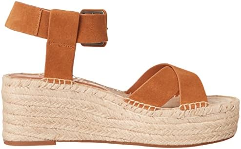Lucky Brand Women's Audrinah Espadrille Wedge Sandal, Cognac, 9 | Image 5