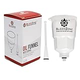 BleedZone - Oil Funnel Kit with Stopper for Shimano Hydraulic Brakes, Works with Shimano Brake Bleed Kit, Hydraulic Bike Brake Bleed Kit, MTB Brake Bleed Kit, Spill Free Funnel for Shimano Bleed Kit