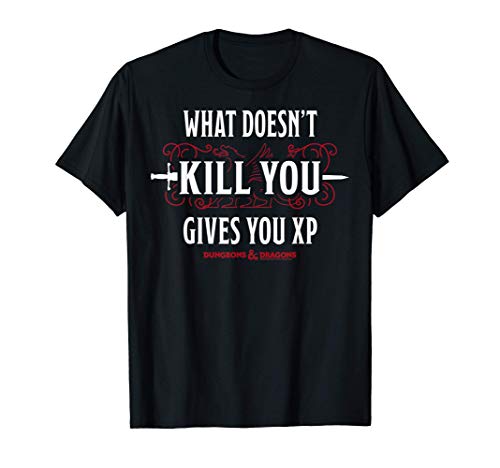 Dungeons & Dragons What Doesn't Kill You Gives You XP T-Shirt