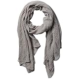 Tickled Pink Women's Lightweight Summer Insect Shield Scarf, Taupe, 38 x 70