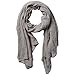 Tickled Pink Insect Shield Bug Repelling Classic Sheer Long Lightweight Vintage Scarf for Summer 38 x 70" - Taupe
