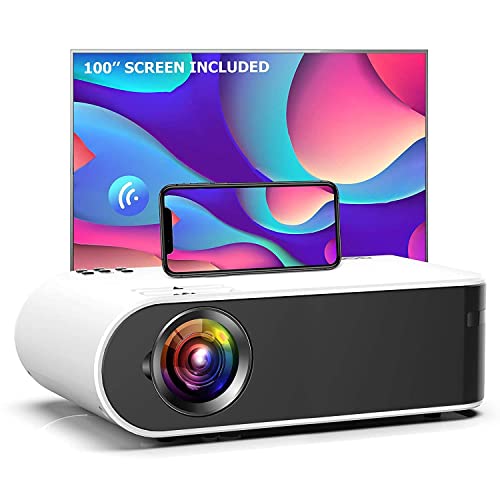 Image of AUN W18 Mini LED Portable 1080P Projector 2800 Lumens (AUN W18 Screen Mirroring)