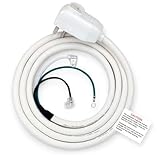 Baomain 7.5FT LCDI Power Cord for Air Conditioners,120V 10A 1200W,NEMA 5-15P Plug