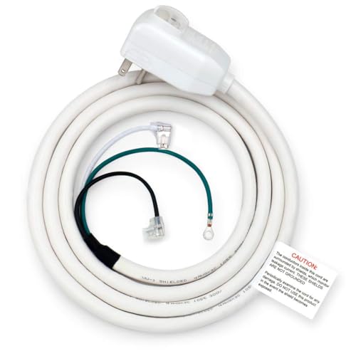 Baomain 7.5FT LCDI Power Cord for Air Conditioners,120V 10A 1200W,NEMA 5-15P Plug