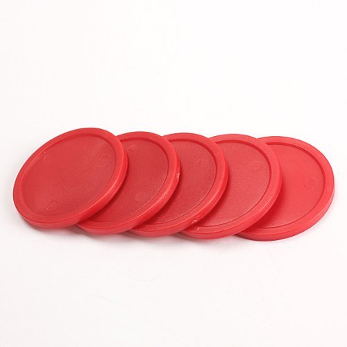 Vktech 5Pcs Red 2-inch Mini Air Hockey Table Pucks 50mm Puck Children Table New