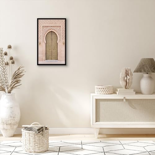 Americanflat 12x20 Picture Frame with Polished Plexiglass - Streamline Collection - Thin Border Picture Frame for Wall Display - Hanging Hardware Included - Black