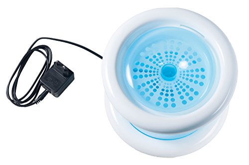 VADIGRANu00a0u0096u00a0Brunnen automático 901100u00a0u0096u00a0Fuente, Mascotas, para Gatos, Filtro de Carbón, Agua Fresca 3.0u00a0L, Color Azul