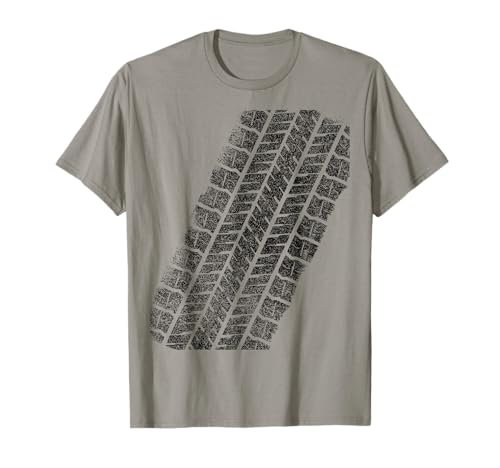 Tire Track Funny Halloween T-Shirt