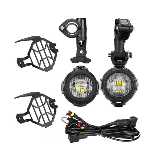 Luces auxiliares conducción moto LED 4000Lm impermeables de 100W contra niebla y lluvia