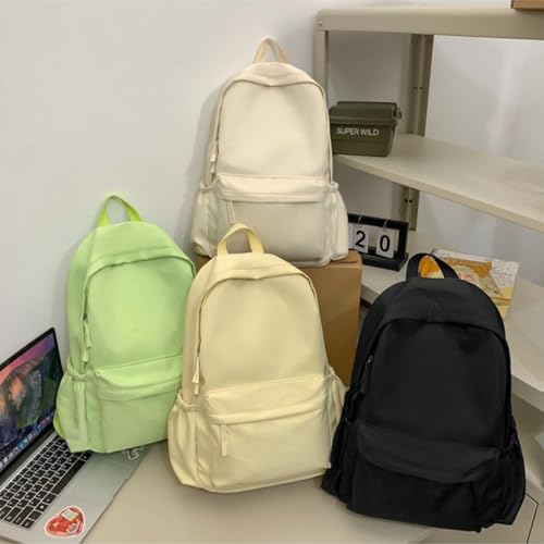 16.54 Inch Backpack for Men Women, Bookbag Waterproof Lightweight Backpack Rucksack Casual Daypack Bag (Black)2