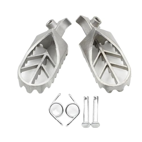 Repose-pieds de moto en acier inoxydable poli pour châssis CRF50 XR50