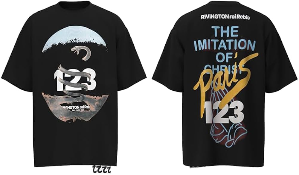 Vintage Wash RRR123 T Shirt Men Women Red T-shirts Oversized RRR