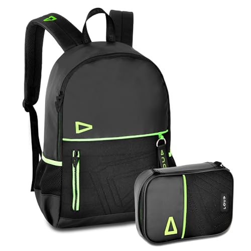 Kit Mochila Loud Estojo Box Unissex Juvenil Garrafa Térmica (LO24655)