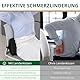 EGO HOME Lendenkissen Charcoal Memory Foam Lendenwirbelstützkissen Auto Rückenkissen Ergonomisches Lendenwirbelkissen Stuhl Rückenstützkissen für Bürostühle, Computerstühle, Sofa, Autositze
