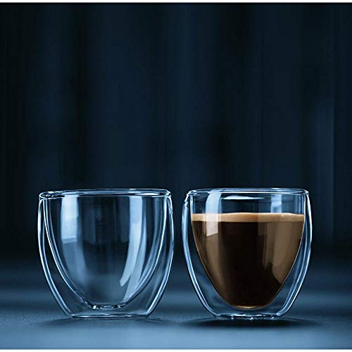 Conjunto com 2 Copos Bodum Pavina Parede Dupla 80ml