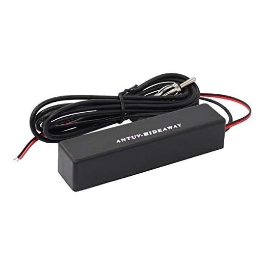 XtremeAmazing AM FM Radio Universal Amplified Stereo Windshield Hidden Antenna for Car Truck Motorcycle Harley Davidson Ultra Tour Glide Classic Street Glide
