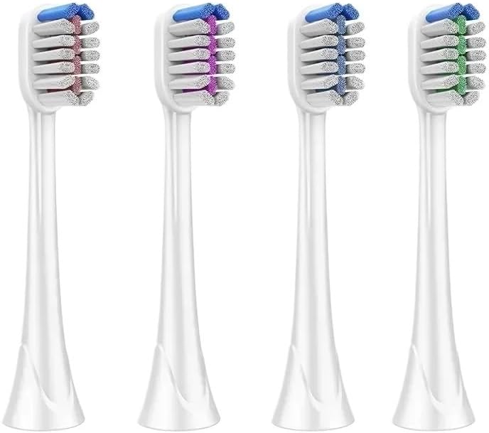 4 PCS Electric Toothbrush Replacement Head Tooth Brush Heads,Compatible for Phil HX3/6/9 Series Soft Dupont Bristles Nozzles IPS(BL551-X)