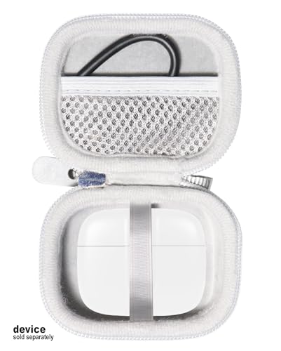 CaseSack Etui na słuchawki Bluetooth TAGRY X08 True Wireless Earbuds 60H, kieszeń siatkowa na kabel do ładowania (białe)