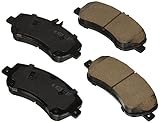Akebono EUR1406 Euro Ultra Premium Ceramic Disc Brake Pad Kit , GREY