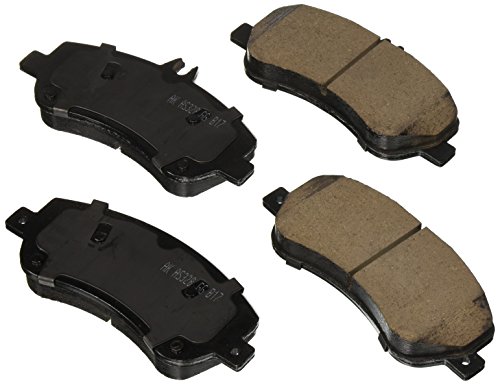 Akebono EUR1406 Euro Ultra Premium Ceramic Disc Brake Pad Kit , GREY