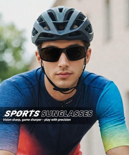 Polarized-Sunglasses-Men Sports Mens-Sunglasses: Sun-Glasses with UV400 Protection for Driving Golf Fishing Running2