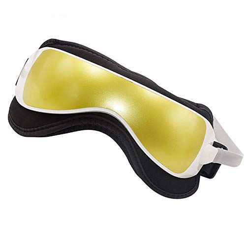 Preisvergleich Produktbild HLDY Elektrische Erschütterung Auge Massagegerät Maschine Musik Magnetischen Luftdruck Infrarot Heizung Massage Gläser Augen Pflege Gerät,Gold