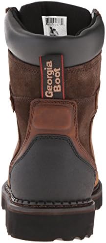 Georgia Boot Unisex-Adult Brookville 8' Work Boot-M Men BRN, Dark Brown, 10.5 | Image 2