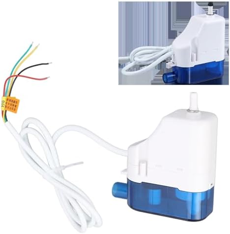 Condensate Pump, 24L / H 5W Motor, 10m, 70ml, Quiet Ventilation, 10KW Power, Suitable for Air Conditioner, Dehumidifier, with Heat Dissipation Design for Home, Office