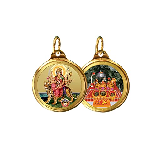 Image of DIVINITI 24K Gold Plated Religious Pendant for Men & Women | Divine Spiritual Locket for Daily Use | Sacred Charm Jewellery for Peace, Protection & Positivity | Devotional Gift