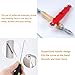 UtySty Window Screen Roller Tool Window Screens Rolling Tool Spline with Removal Hook Repair Kit for Window Screen Mesh Fiberglass Screen Door Mesh Patio Porch Sliding Door Courtyards
