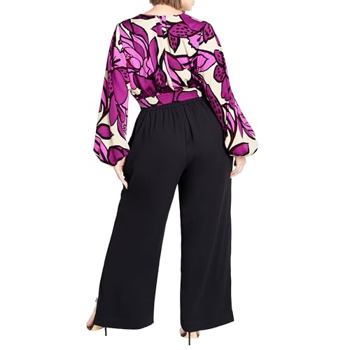 CITY CHIC Plus Size Pants, Fiesta Print Pant2