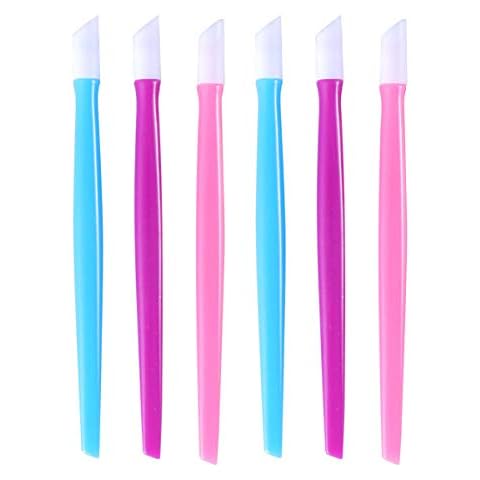 Lurrose 30pcs Rubber Nail Cuticle Pusher Set Cover