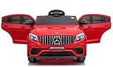 Toy House Mercedes Benzy GLC63 Battery Operated Ride-On Swing Function Car with Remote for Kids(2 to 6 YRS), Red
